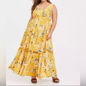 Torrid yellow dress